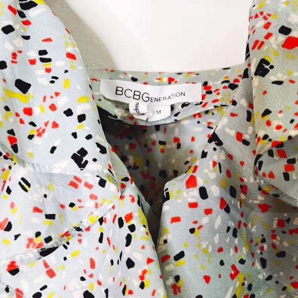 BCBGeneration Ruffled Dress Size M - Picture 2 of 15